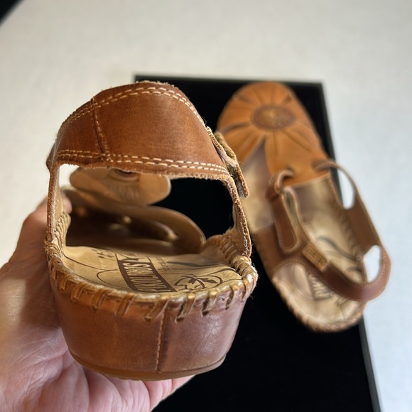 Pikolinos Puerto Vallarta natural good beautiful leather sandals sz 9.5 40 - Picture 12 of 12